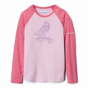 Columbia Outdoor EleHerrts™ Långärmad Tröja Pojkar Rosa (DPKZV5671)